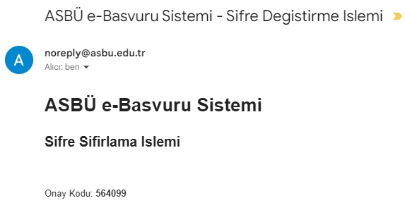 örnek mail